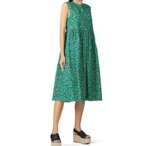 Marni Green Floral Shift Dress Size 40